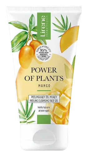 Lirene Dermoprogram Power of Plants, Peelingujący żel myjący `Mango`
