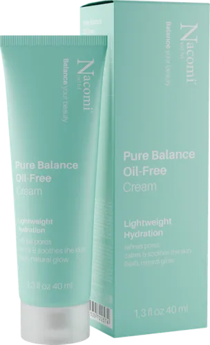 Nacomi Next Lvl, Balance Your Beauty, Lightweight Hydration, Pure Balance Oil-Free Cream (Lekki krem nawilżający do twarzy)