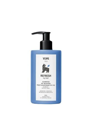 Yope Men, Refresh My Hair, Szampon do włosów przetłuszczających się