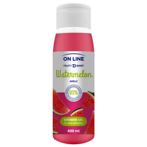On Line Fruity shot, Watermelon Shower Gel (Żel pod prysznic `Arbuz`)