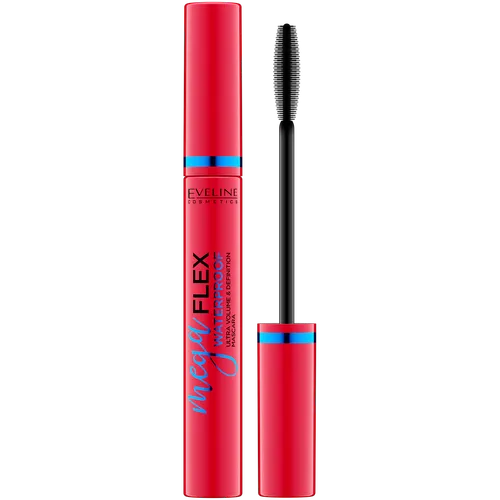 Eveline Cosmetics Mega Flex Waterproof Mascara (Wodoodporny tusz do rzęs)