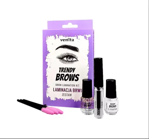 Venita Trendy Brows, Zestaw do laminacji brwi