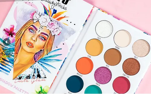 MIYO Miyo x Beauty V Tricks, Insta Glam Eyeshadow Palette (Paleta 15 cieni) - 3