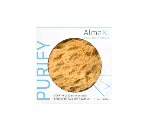 Alma K Purify, Soap Infused Bath Sponge (Gąbka do ciała z kremem myjącym) - 1