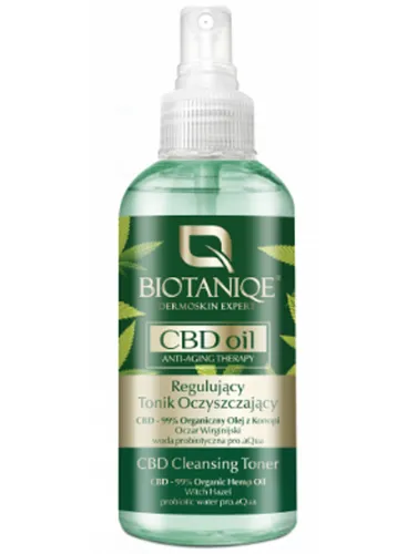 Biotaniqe CBD Oil Anti-aging Therapy, Regulujący tonik oczyszczający