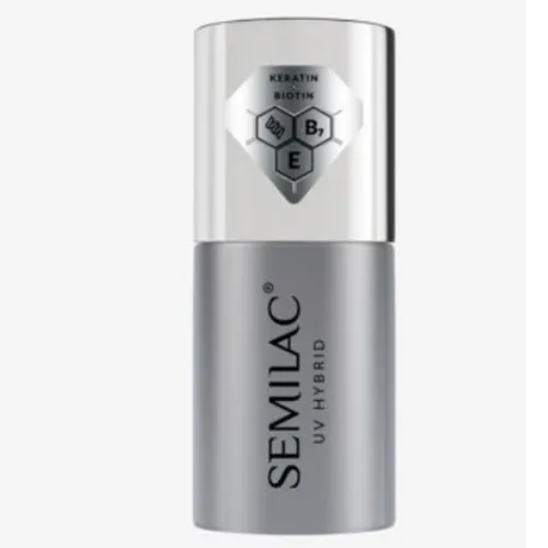 Semilac Keratin + Biotin, Care Base (Baza do lakierów hybrydowych)