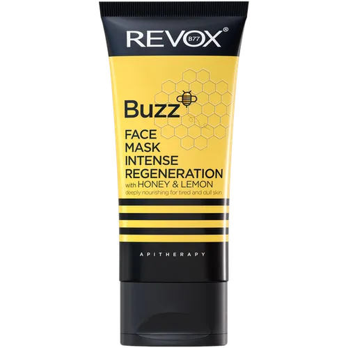 Revox Buzz, Face Mask Intense Regeneration with Honey & Lemon (Intensywnie regenerująca maska do twarzy)