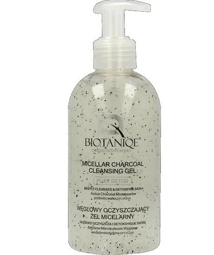 Biotaniqe Pure Detox, Węglowy oczyszczający żel micelarny - 2
