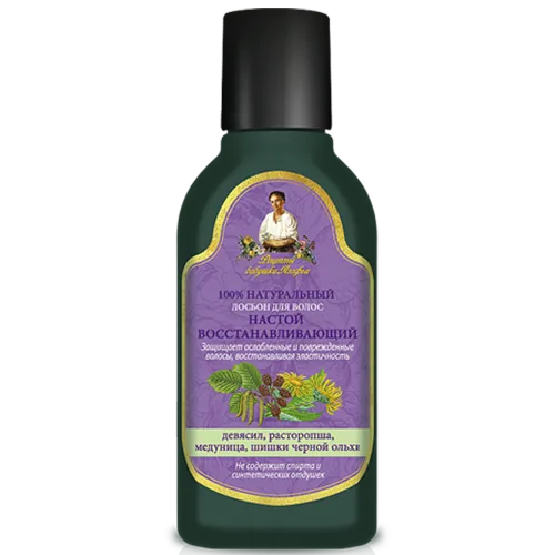 Receptury Babuszki Agafii 100% naturalny tonik do włosów `Napar regenerujący`