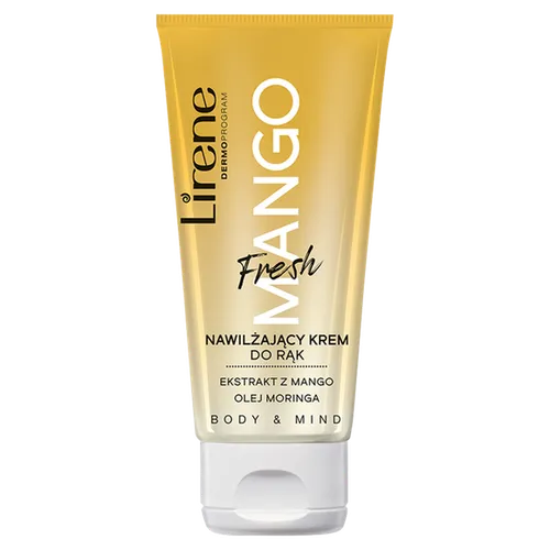 Lirene Dermoprogram Body & Mind, Nawilżający krem do rąk `Fresh Mango`