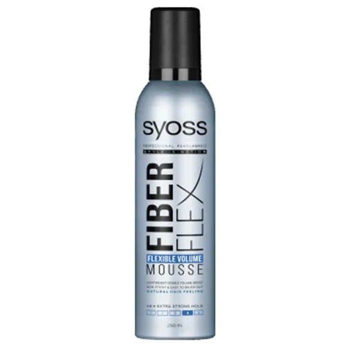 Syoss Fiber Flex, Flexible Volume Mousse (Pianka do włosów)
