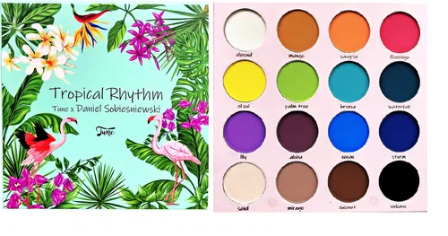 Tune Tune Cosmetics x Daniel Sobieśniewski, Tropical Rhythm Eyeshadow Palette (Paleta cieni do powiek)