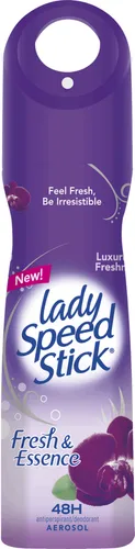 Lady Speed Stick Fresh & Essence, Antiperspirant/Deodorant Aerosol 48H (Dezodorant antyperspiracyjny w sprayu)