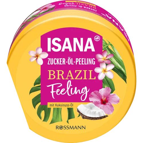 Isana Brazil Feeling, Zucker-Öl Peeling (Peeling do ciała) - 2