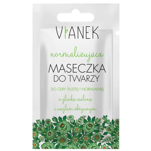 Vianek Seria Zielona, Normalizująca maseczka do twarzy