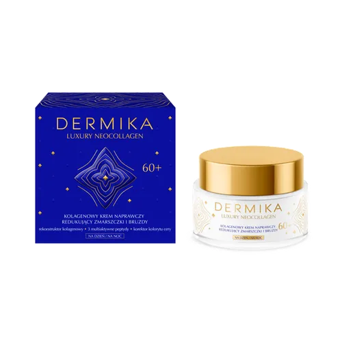 Dermika Luxury Neocollagen, Kolagenowy krem naprawczy 60+ - 1