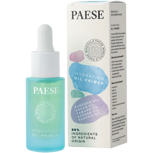 Paese Minerals, Hydrating Oil Primer (Nawilżający olejek pod makijaż)