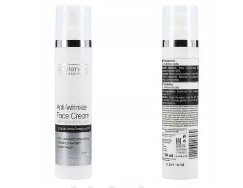 Bielenda Professional Face Program, Anti-Wrinkle Face Cream (Przeciwzmarszczkowy krem z kwasem hialuronowym) - 2