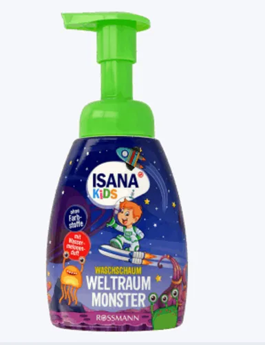 Isana Kids, Waschschaum Welttraum Monster (Pianka do mycia z pompką `Kosmiczny Potwór`)