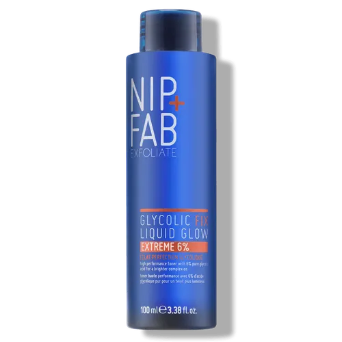 Nip+Fab Exfoliate, Glycolic Fix Liquid Glow Extreme 6% (Tonik rozświetlający z kwasem glikolowym)