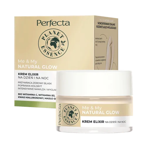 Perfecta Planet Essence, Me & My Natural Glow, Krem elixir na dzień i na noc