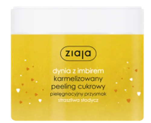 Ziaja Pielęgnacyjny przysmak, Karmelizowany peeling cukrowy `Straszliwa słodycz - Dynia z imbirem`