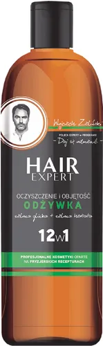 Hair Expert Oczyszczanie i objętość, Odżywka do włosów 12w1 `Zielona glinka`