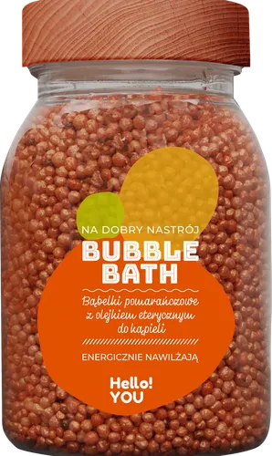 Hello You! Bubble Bath Orange (Pomarańczowe bąbelki do kąpieli z olejkami eterycznymi)
