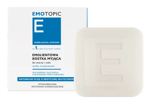 Emotopic Emolientowa kostka myjąca - 1