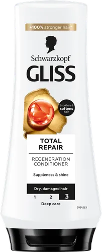 Schwarzkopf Gliss Total Repair, Conditioner, Odżywka do włosów suchych i zniszczonych (nowa wersja) - 1