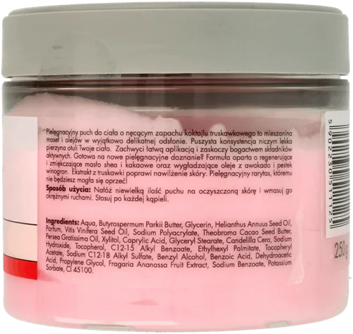 Manufaktura Piękna Puch do ciała `Koktajl truskawkowy` - 2