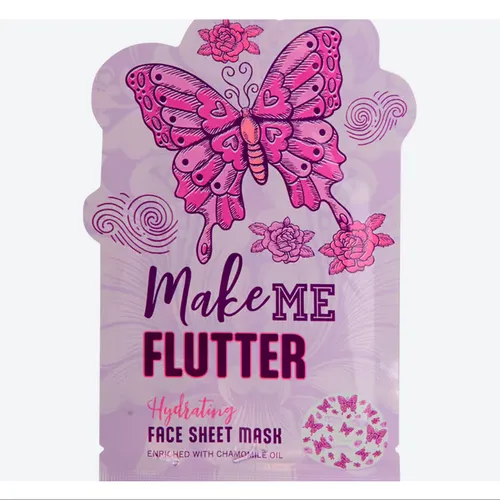 Action Make Me Flutter, Hydrating Face Sheet Mask (Maska do twarzy w płachcie)