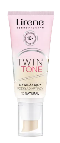 Lirene Dermoprogram Twin 2 Tone, Nawilżający podkład kryjący