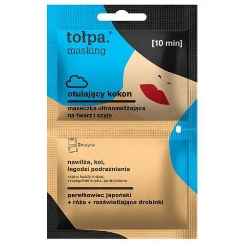 Tołpa Masking, Maseczka ultranawilżająca na twarz i szyję `Otulający kokon`