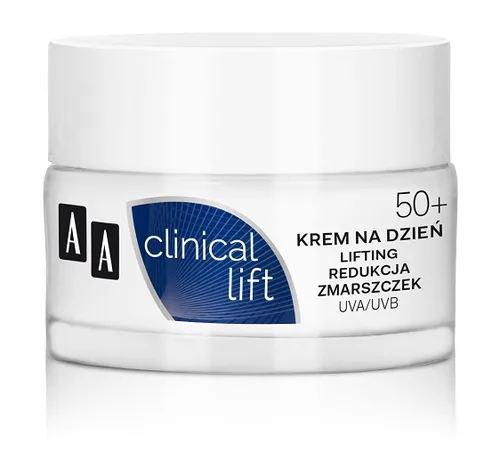 AA Clinical Lift 50+, Krem na dzień lifting + redukcja zmarszczek