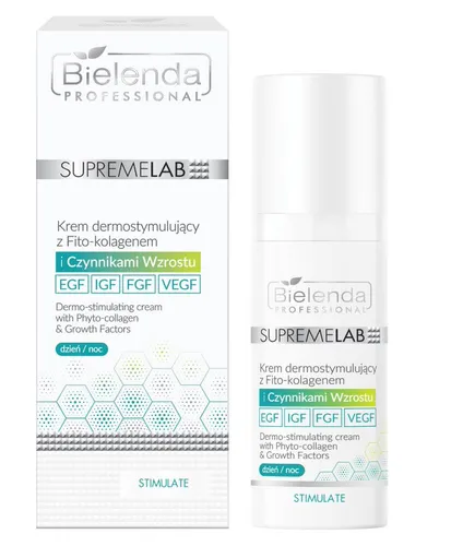 Bielenda Professional Stimulate, Krem dermostymulujący z fito - kolagenem i czynnikami wzrostu