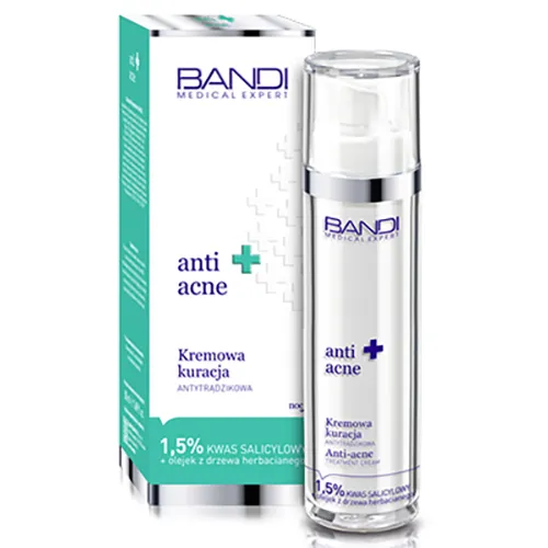 Bandi Medical Expert Anti acne, Kremowa kuracja antytrądzikowa