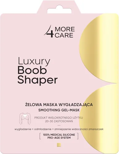 More4Care Luxury Boob Shaper, Żelowa maska wygładzająca do biustu i dekoltu