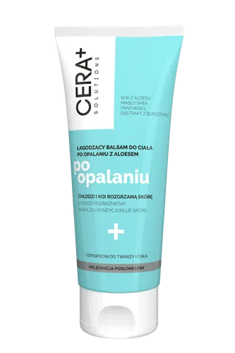 CERA+ Solutions Łagodzący balsam do ciała po opalaniu z aloesem