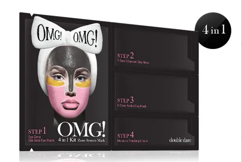 Double Dare OMG! 4 in 1 Kit (Maska do twarzy 4w1)