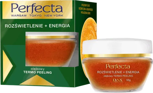 Perfecta Rozświetlenie + Energia, Olejkowy termo-peeling - 1
