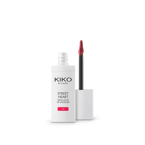 Kiko Milano Street Heart, Vinyl Lock Lip Lacquer (Pomadka do ust w płynie) - 3