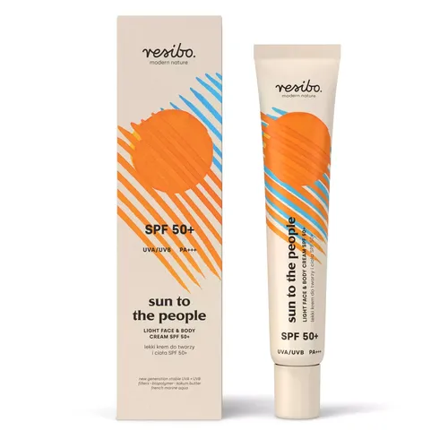 Resibo Sun To The People Light Face & Body Cream SPF 50+ (Lekki krem do twarzy i ciała SPF 50+) - 2