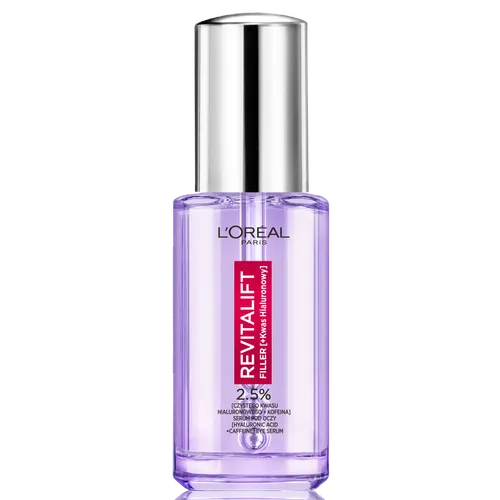 L'Oreal Paris Revitalift Filler, Serum pod oczy z 2,5% [kwas hialuronowy + kofeina] - 1