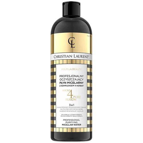Christian Laurent Pour La Beaute, Profesjonalny, oczyszczający płyn micelarny z kompleksem 4 herbat 3 w 1