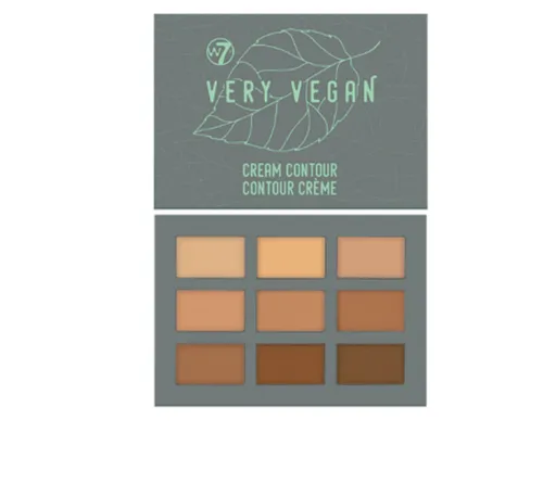 W7 Very Vegan, Cream Contour Palette (Paleta do kremowego konturowania)
