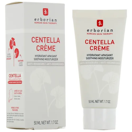 Erborian Centella Creme, Soothing Moisturizer (Nawilżający krem do twarzy łagodzący podrażnienia)