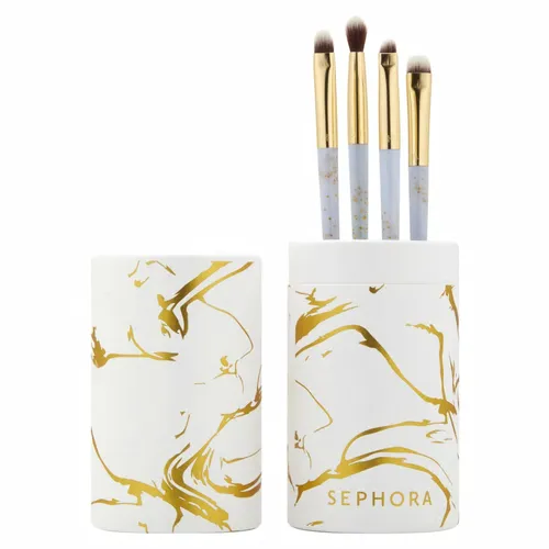 Sephora Collection, Gleaming Stones , Eye Brush Set (Zestaw pędzli do makijażu oczu)