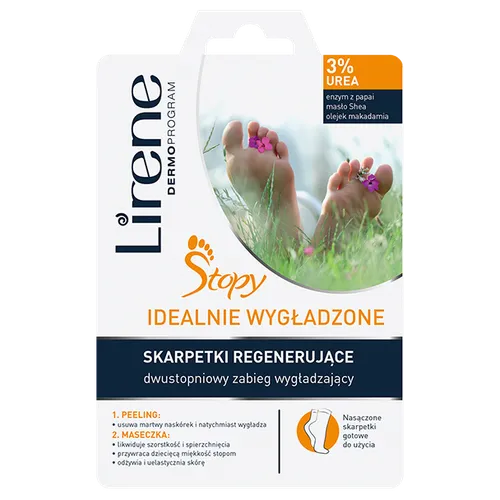 Lirene Dermoprogram Skarpetki regenerujące dwustopniowy zabieg wygładzający `Idealne wygładzenie` - 2