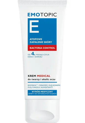 Emotopic Bacteria Control, Krem `Medical` do twarzy i okolic oczu